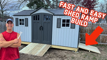 The Easy Way to Build a Shed Ramp in Just One Weekend