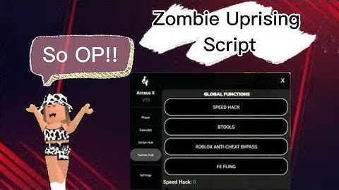 Roblox Zombie Uprising OP Script | Kill Aura | Kill all | And More