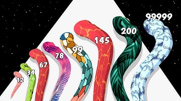 SNAKE RUN EVOLUTION 3D | New Level Up Snake Race Max Level Gameplay Walkthrough Android, iOS