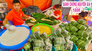 Lò Bánh Chưng Chuẩn Vị Bắc gói cực đẹp không cần khuôn