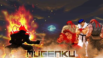 Code-Name: Ansatsuken vs Evil Ryu, Master Ryu, Dragon Ryu! Street Fighter MUGEN Multiverse