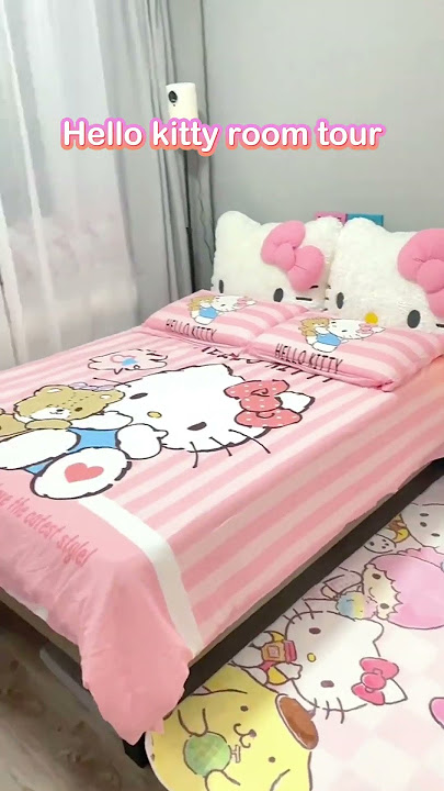 Tur kamar [Hello Kitty]!!#sanrio #hellokitty #tren #celana pendek #kamar #turkamar