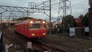 朝の2本体制運用！名鉄6803F普通新可児行き新可児到着