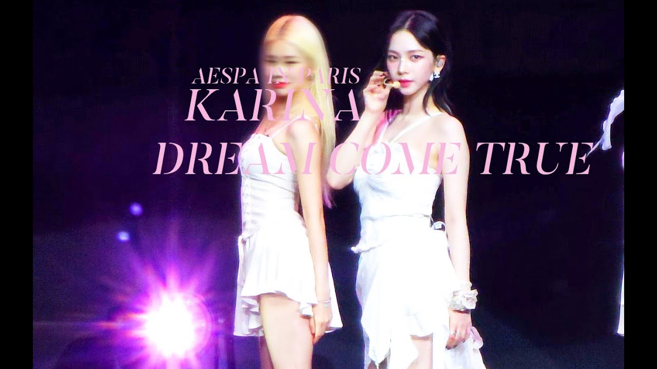 20230930 Aespa Tour Paris-  'Dream come true'  KARINA Fancam