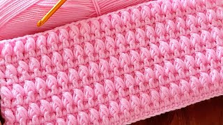 Уникальное, очень простое детское одеяло с рисунком вязания крючком для начинающих