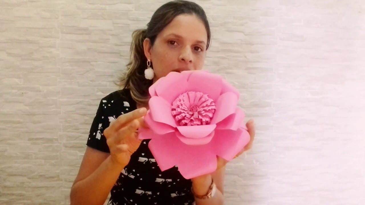 FLOR DE CARTOLINA COM MIOLO MUITO FÁCIL E SIMPLES DE FAZER - thptnganamst.edu.vn