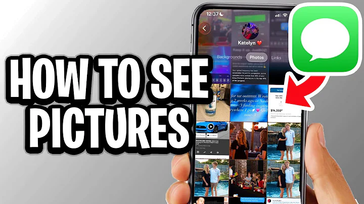 iOS 26 - How To See Pictures in Messages