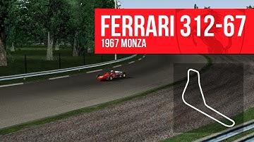 rFactor // Lorenzo Bandini Ferrari 312-67 Hot Lap around Monza