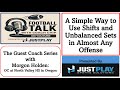 Guest Coach Series: A Simple Way to Use Shifts and Unbalanced Sets in Almost Any Offense