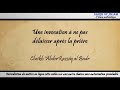 Une invocation  ne pas dlaisser aprs la prire  cheikh abderrazzq al badr