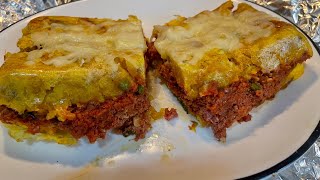 Pastelón de Carne [Puerto Rican Plantain Lasagna]