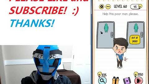 BRAIN TEST LEVEL 60 WALKTHROUGH WITH ANSWERS