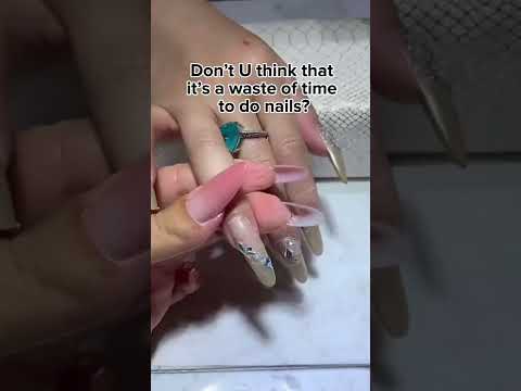 go to nail salon VS apply press on nails