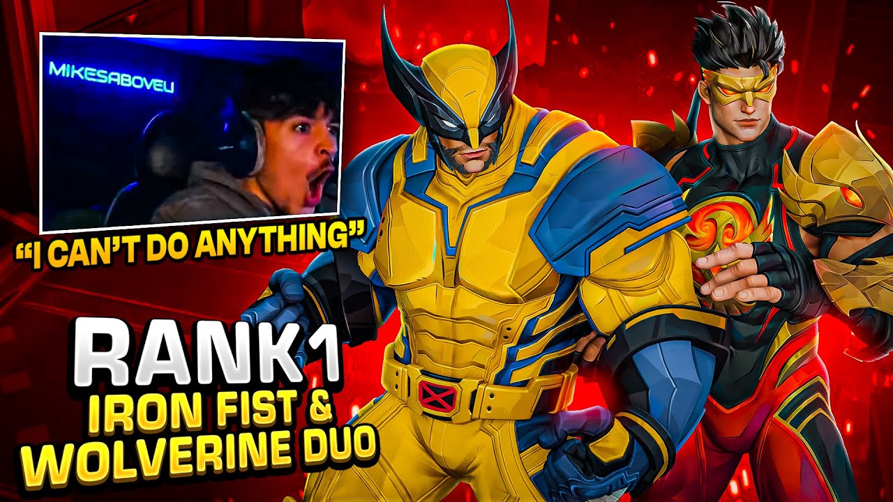 Streamer CRASHES OUT vs RANK 1 IRONFIST and WOLVERINE duo