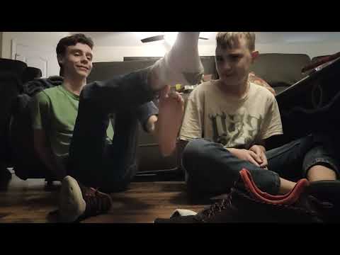 Sock And Shoe Challenge With My Brother