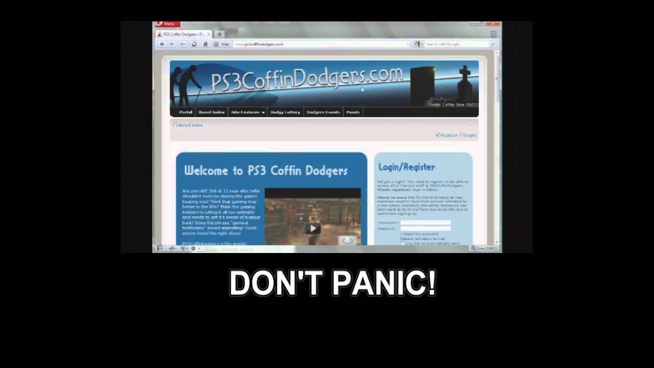 PS3CoffinDodgers Advert