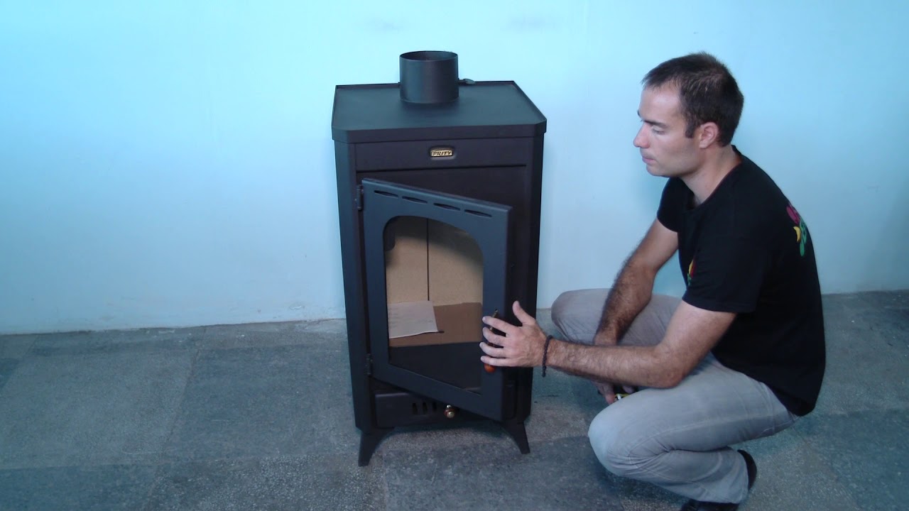 Presentation of wood burning stove Prity SR - YouTube