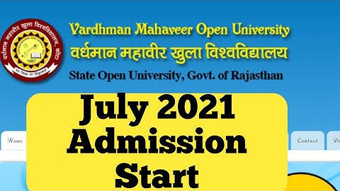 Vmou Admission 2021 /vmou July 2021 Admission Start Today/#vmouaddmission2021