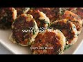 Swiss chard patties