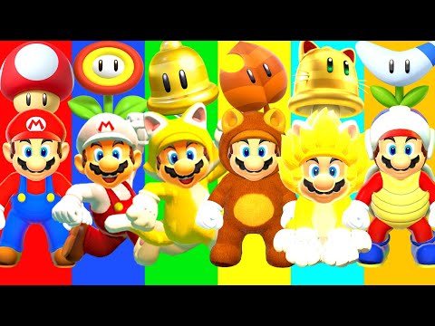 Super Mario 3d World Bowser S Fury All Power Ups Youtube