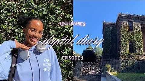 Uni Diaries| A week in the life of a UCT student| test week + studying + lectures & more