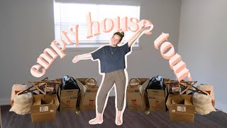 EMPTY HOUSE TOUR // small space // 2 under 2 // moving into our cozy apartment // home in the making by Mady Henderson 394 views 1 year ago 11 minutes, 9 seconds