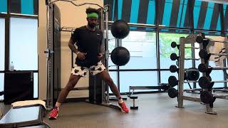 Heel Elevated Cossack Squat