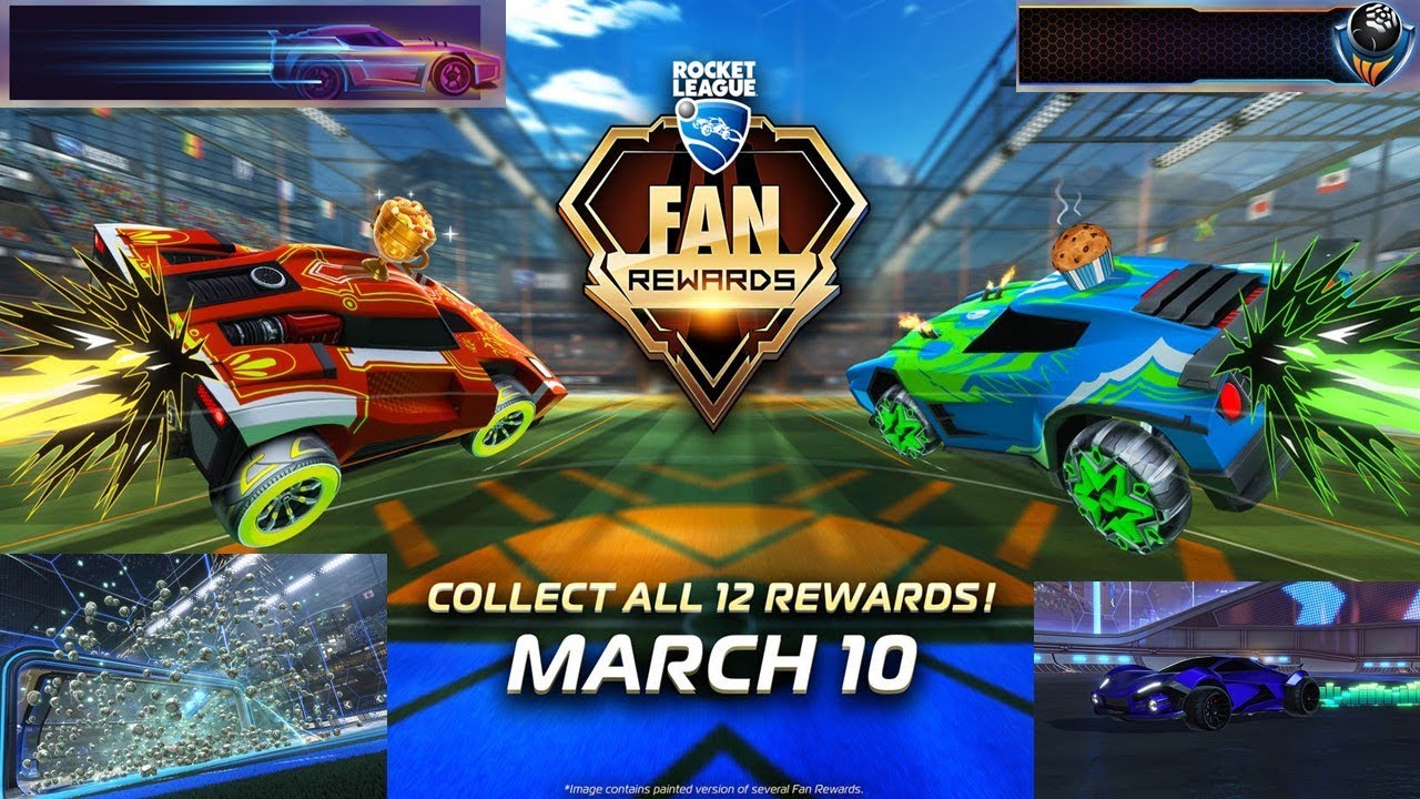 OFFICIAL NEW FAN REWARDS FOR THIS WEEKEND!!! (Rocket League)