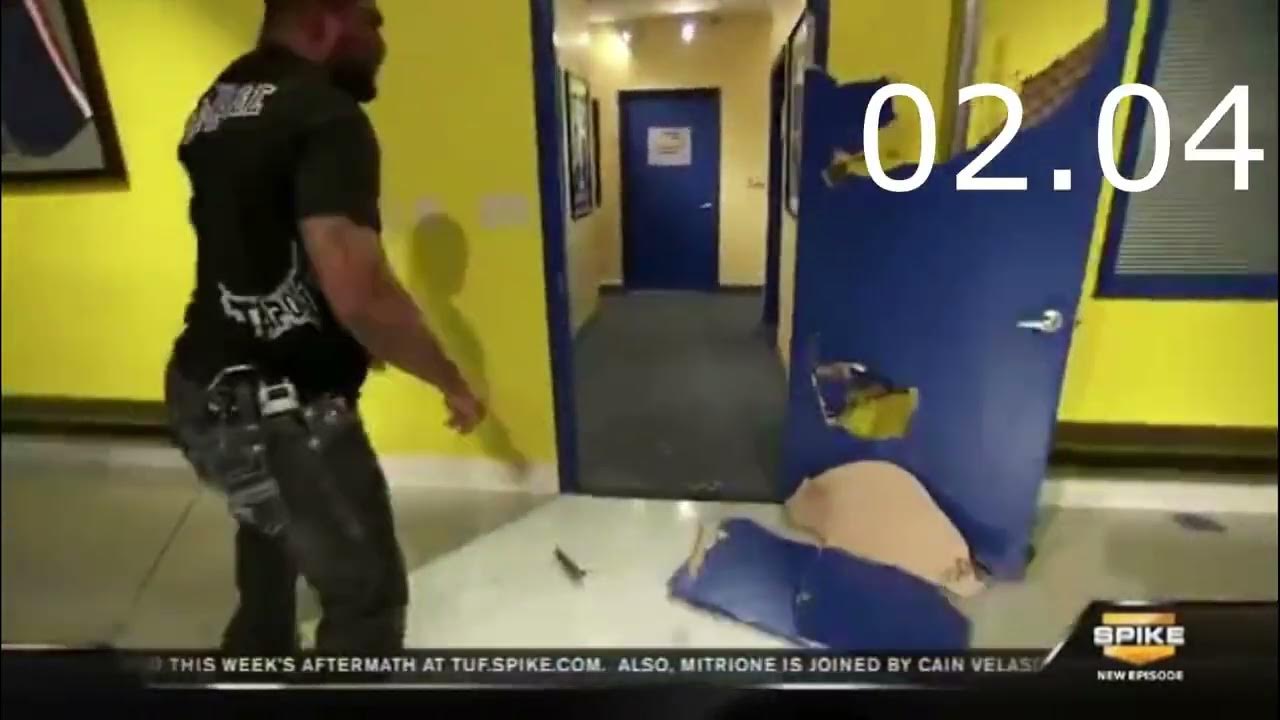 GUY BREAKS DOOR SPEEDRUN YouTube