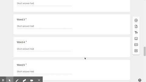Spelling Quiz: Unit 9 Week 3 - Google Forms
