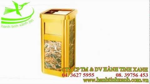 BÁN THÙNG RÁC ĐÁ HOA CƯƠNG TẠI HCM - THÙNG RÁC ĐÁ HOA CƯƠNG CHO KHÁCH SẠN