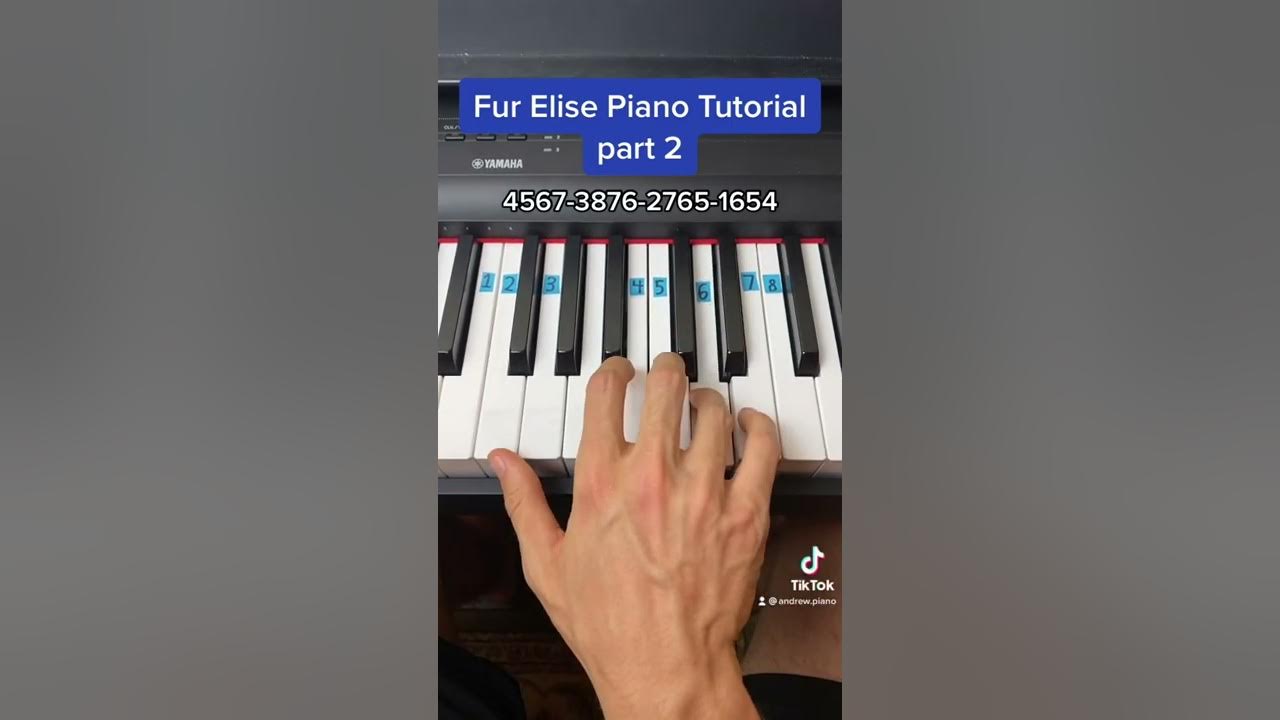 Fur Elise easy piano tutorial! (Part 2) Fur Elise easy piano tutorial! (Part 2)