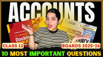 Class 12 Accountancy Most Important Question 🔥| Score 100/100 in Accounts Class 12 | Class 12 💯📚