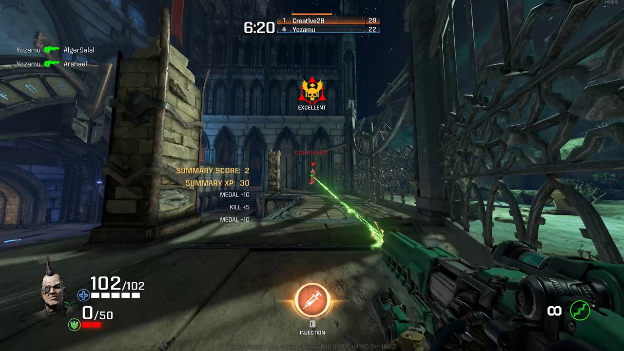 Quake Champions - Abilities in instagib