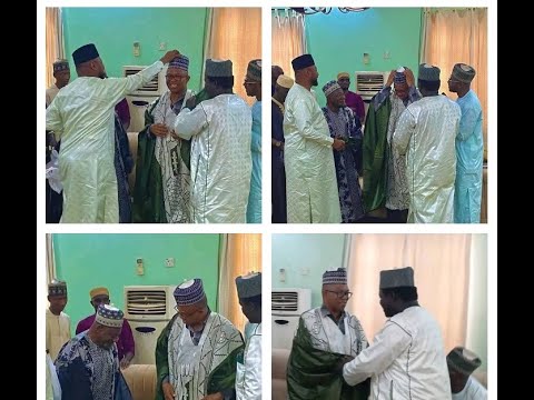 Peter Obi Visits Sheikh Yusuf Sambo Rigachikun Receives Traditional Hausa Attire As Gift