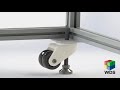 Levelling Castors with Adjustable Feet - How do they work? Levelling Castors with Adjustable Feet - How do they work?