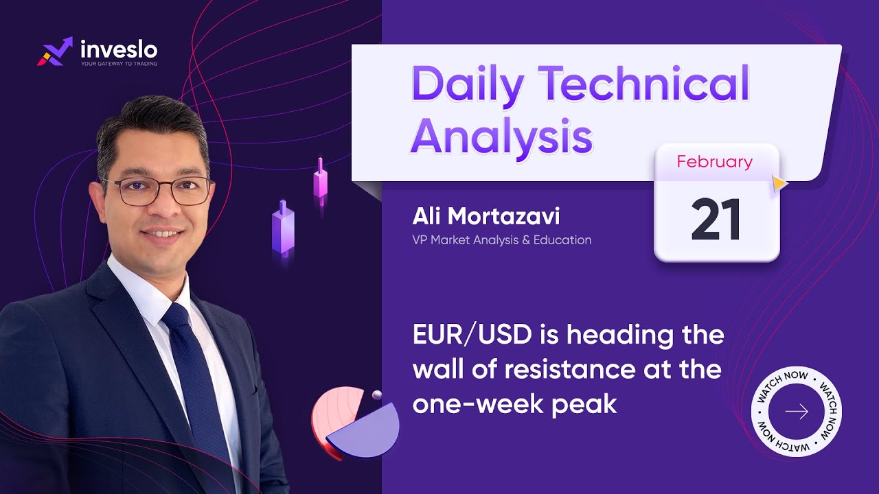 Daily Technical Analysis | EUR/USD is heading the wall of resistance at the one-week peak | 21.02.22