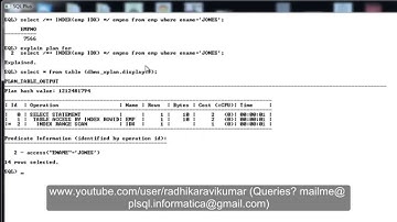SQL: Optimizer Hints Part-2