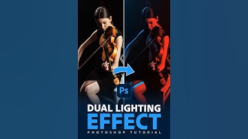 Create dual lighting effect in Photoshop