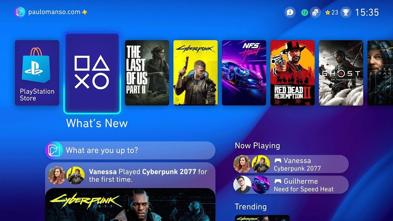 PlayStation 5 UI Walkthrough (60FPS) - PS Store, PS Plus, PS Now, Settings,  Etc. 