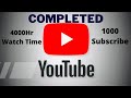 How To Link Adsense And Earning Money On YouTube for about 4000 hours watchTime And 1000 Subscribers