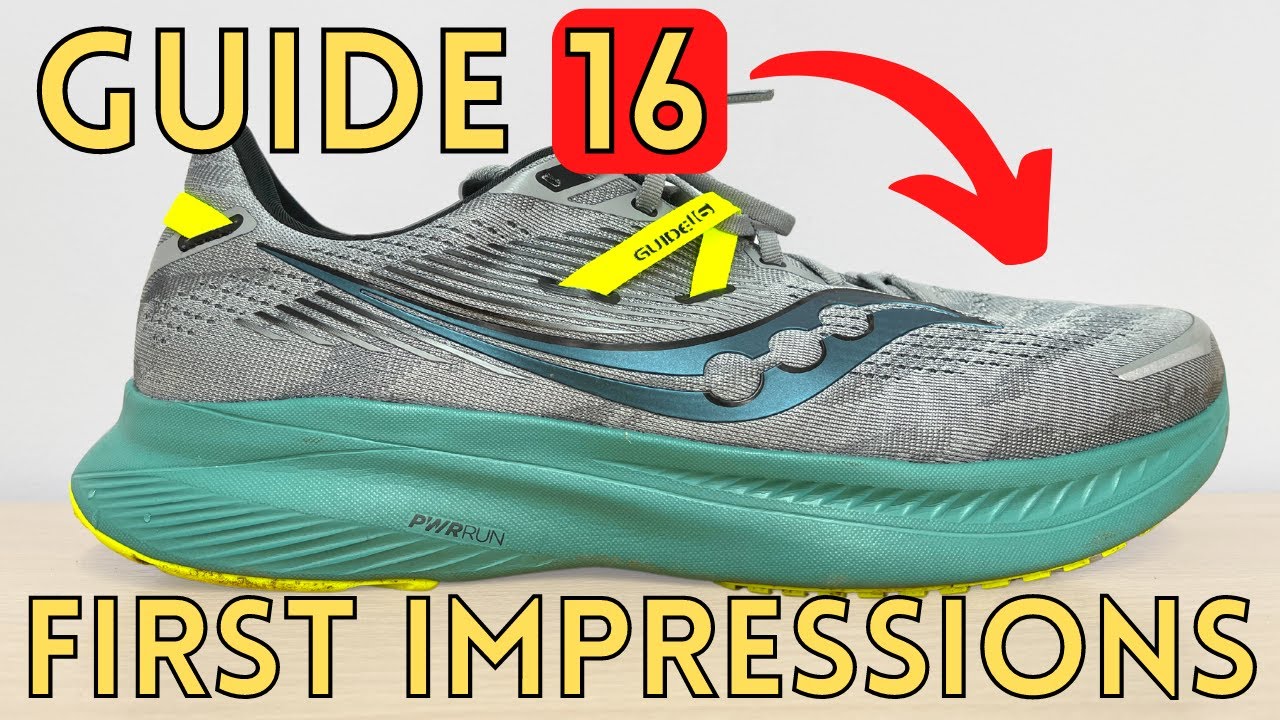 Saucony Guide 16 Review - First Impressions - YouTube