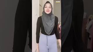 Try On Hijab Style Women's Sports Leggings Gym Gymnastics Zumba Premium