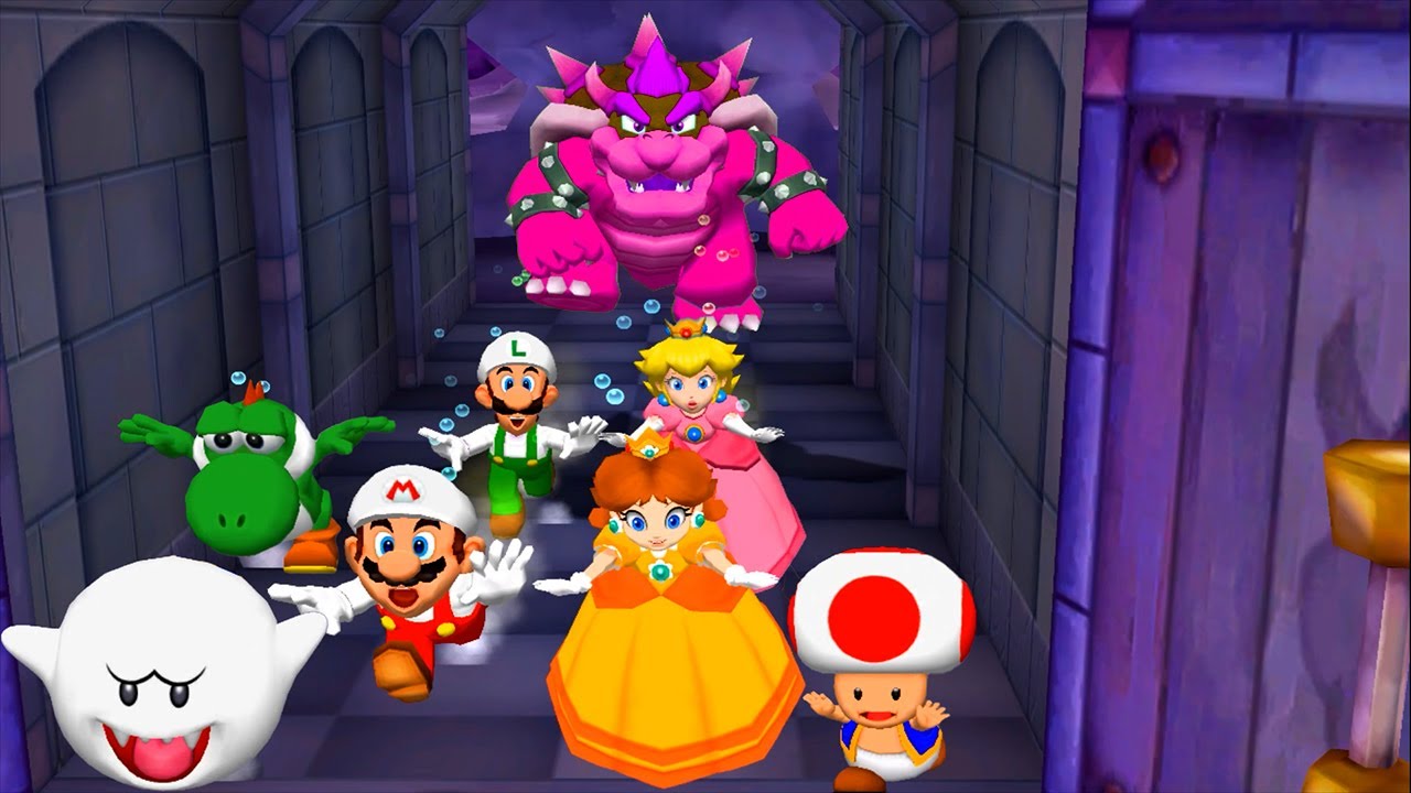 【マリオパーティ5】ミニゲームマリオVsルイージVsピーチVsデイジー最強CPU｢たつじん」