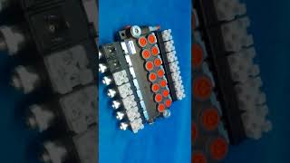 Directional control valve 7-spool hydraulic solenoid 50 l/min 13GPM VDC Directional control valve 7-spool hydraulic solenoid 50 l/min 13GPM VDC