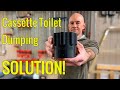 Cassette Toilet Dump Adapter Solution!  The Americanizer™