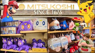 Mitsukoshi Store Tour | Coolest Japanese Store at Epcot Japan | Nintendo & Anime Merch