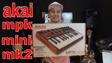 Akai MPK Mini Controller MKII Unboxing And Review