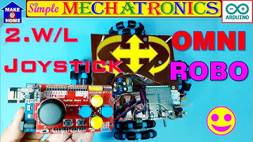 Omni Robo DIY2 : JOYSTICK control of OMNI WHEEL ROBOT using Arduino Mega board |#arduinoproject