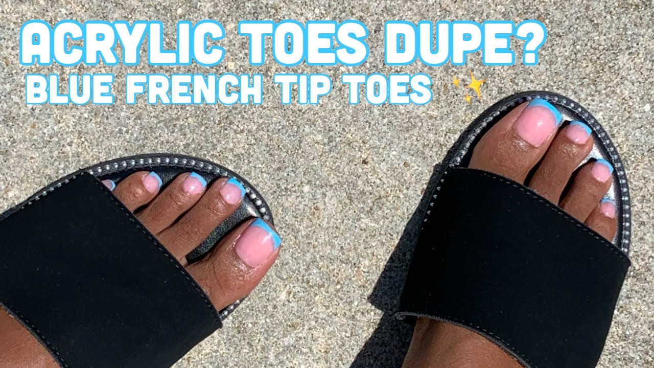 French Tip Toes Acrylic Toes Dupe No Acrylic Needed YouTube french-tip-toes-acrylic-toes-dupe-no-acrylic-needed-youtube